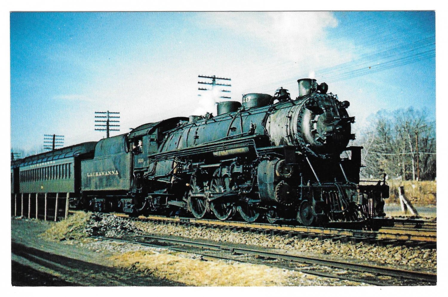 Railroad Delaware Lackawanna Western Pacific 1119 Mountain View NJ 1953 ...