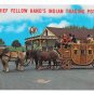 Chief Yellow Hands Indian Trading Post Dutch Haven Stagecoach Soudersburg PA Postcard