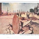 San Francisco Earthquake Tore Up the Pavements Hearst American Journal Postcard