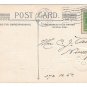 Shamrock Four Leaf Clover Farm Scene Ivy Joy Vintage Embossed Gold Postcard 1912