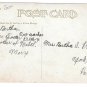 Vintage Motto Postcard Success Ambition Daisies over Waterfall Scene 1909 Arthur Capper