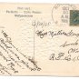 Best Wishes Forget Me Not Wreath Embossed Vintage Printed in Germany Postcard 1908
