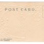 Horseshoe Violets Shamrocks Vintage Embossed Gold Gilt Birthday Postcard