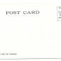 Vintage UDB Postcard Watching for Papa Girl waiting by stone wall for Father