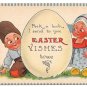 Artist Signed Bernhardt Wall Easter Postcard Dutch Kids Boy Girl Egg Dog 1913
