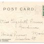 Vintage Embossed Postcard To One I Love Pretty Girl Rose Cart UDB 1907 Romance