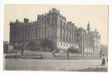 France Saint Germain en Laye Chateau Vintage  Postcard c 1910 Neurdein