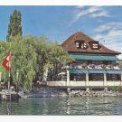 Switzerland Lutry Lausanne Pierre Paris Restaurant Au Vieux Stand 4X6 Postcard