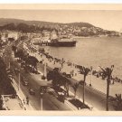 France Nice Cote d'Azur English Promenade Casino 1938 Rella Postcard Mont Boron