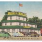 Farm Restaurant Florence PA ca 1945 Vintage Linen Postcard