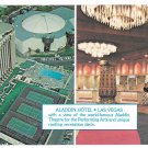 Las Vegas NV Aladdin Hotel Theatre Casino Rooftop Recreation deck Vtg Postcard Las Vegas NV Aladdin Hotel Theatre Casino Rooftop Recreation deck Vtg Postcard