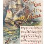 Columbia Gem of the Ocean Music Chas Rose c 1912 Embossed Postcard