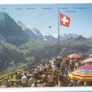 Switzerland Grindelwald Bergrestaurant Alps Restaurant 4X6 Postcard 1972