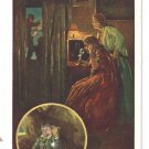 Bell Telephone Guards the Home at Night Safety Advertising Postcard AT&T ca 1910
