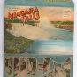Greetings Niagara Falls Souvenir Folder 20 Views Large Letter Back Vintage Linen