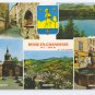 Besse en Chandesse et-Saint-Anastaise Medieval Town Multiview France 4X6 Postcard