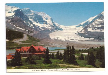 Canada Icefield Chalet Athabasca Glacier Jasper National Park Alberta 4X6 Postcard
