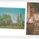 PA Valley Forge National Park Memorial Chapel Bell Tower and Interior Altar 2 Postcards PA Valley Forge National Park Memorial Chapel Bell Tower and Interior Altar 2 Postcards