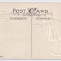 Thanksgiving Girl Trimming Pie Child Roast Turkey Vintage Gold Embossed Postcard