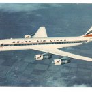Delta Air Lines Aircraft Douglas DC-8 Fanjet Airplane Vintage Aviation Postcard Delta Air Lines Aircraft Douglas DC-8 Fanjet Airplane Vintage Aviation Postcard