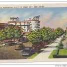 Ocean City NJ Beautiful Residential Street New Jersey Vintage 1945 Linen Postcard Ocean City NJ Beautiful Residential Street New Jersey Vintage 1945 Linen Postcard