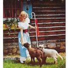 Santa North Pole Little Bo Peep Adirondacks NY Mike Roberts Vtg Postcard Santa North Pole Little Bo Peep Adirondacks NY Mike Roberts Vtg Postcard
