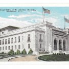 Washington DC International Union of American Republics Garrison Vtg Postcard