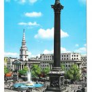 UK England London Trafalgar Square Nelsons Column Hinde Postcard Vtg 4X6