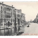 Italy Venezia Canal Grande dall Accademia Gondola Vintage Venice Postcard