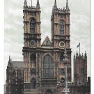 UK London Westminster Abbey Church Postcard Vintage UK London Westminster Abbey Church Postcard Vintage