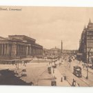 UK England Liverpool Lime Street St Georges Hall NW Railway Hotel Vintage Postcard