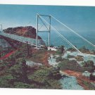 NC Grandfather Mountain Mile High Swinging Bridge Linville Peak Vintage Postcard