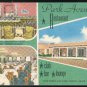 Park Avenue Restaurant Miami Beach Fla Multi view  MWM Litho Linen Unused Postcard