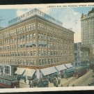 Liberty Ave and Federal St Trolleys Pittsburgh PA Vintage Postcard