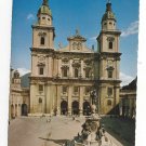 Austria Salzburg Cathedral Square Statue of Virgin Mary Der Dom Vintage Postcard 4X6 Austria Salzburg Cathedral Square Statue of Virgin Mary Der Dom Vintage Postcard 4X6