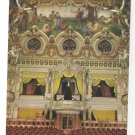 Monaco Monte Carlo La Salle Garnier Opera House Interior Vintage 4X6 Postcard