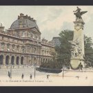 France Paris Monument de Gambetta et le Louvre Lucien Levy Postcard Vintage c 1910 France Paris Monument de Gambetta et le Louvre Lucien Levy Postcard Vintage c 1910