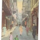 CA San Francisco Old Chinatown Street Scene Vintage Postcard PNC