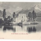 Switzerland Ile de Clarens Dent du Midi Vintage Photoglob UDB Postcard c 1905