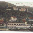 Germany Heidelberg Schloss von der Hirschgasse gesehen Castle Vtg Postcard c 1910 Germany Heidelberg Schloss von der Hirschgasse gesehen Castle Vtg Postcard c 1910