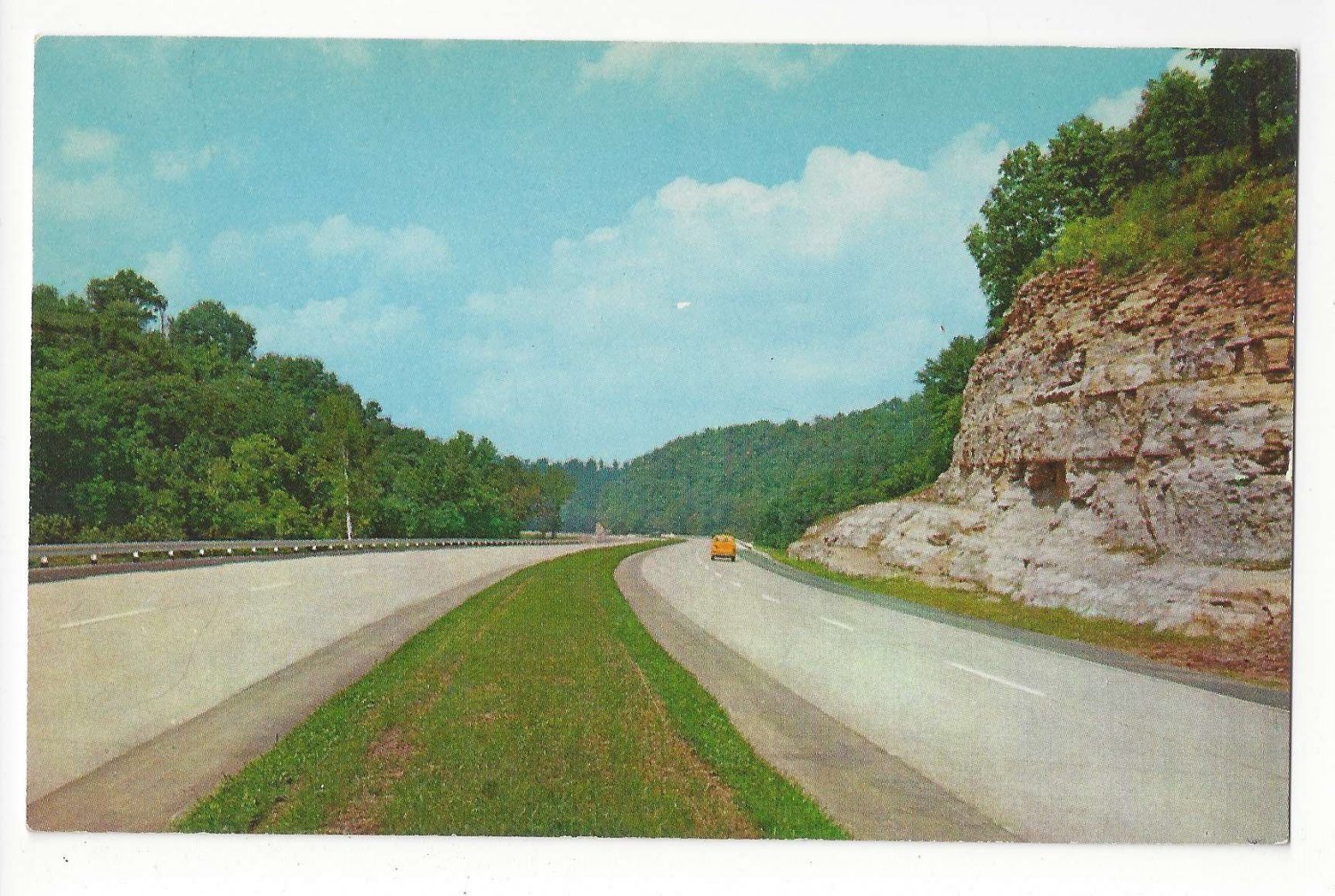 KY Kentucky Turnpike Highway Route I-65 Curteich Vintage 1956 Postcard ...