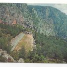 Greece Delphi Stadium Aerial View Archaelogy Greek Ruins Vtg Postcard 4X6