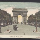 France Paris L'Arc de Triomphe Vtg Neurdein Postcard c 1910 Champs Elysees