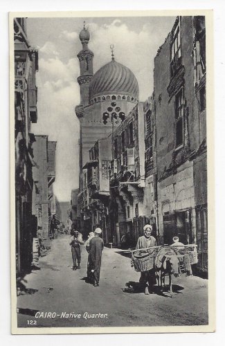 Egypt Cairo Native Quarter Lehnert & Landrock Photographers Vintage Postcard No 122