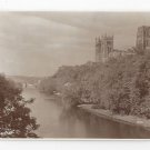 UK England Durham Cathedral from River Real Photo Postcard RPPC Great Britain UK England Durham Cathedral from River Real Photo Postcard RPPC Great Britain