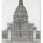 Paris France Dome des Invalides Vintage Postcard