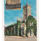 VA Winchester Christ Episcopal Church Lord Fairfax Tomb Vintage Linen Postcard