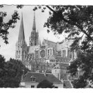 France Chartres Cathedral Notre Dame South Side GREFF Glossy Photo Postcard 4X6