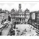 France Lyon Place de Terreaux Square Glossy Photograph Vintage X Goutagny Postcard