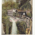 UK England Waterfall Isle of Wight Shanklin Chine Vtg T E Porter Postcard c1910